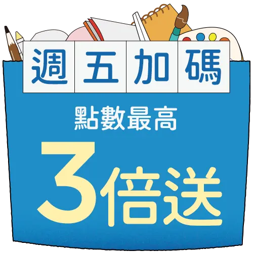 週五點數三倍送